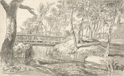 River Landscape with Waterfall by James Ward