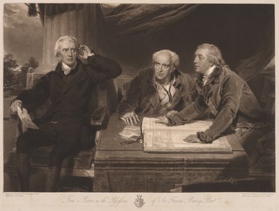 Sir Francis and John Baring and Charles Wall by James Ward