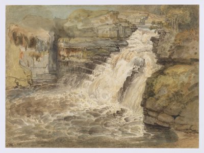 The Falls of the Clyde After a Flood by James Ward