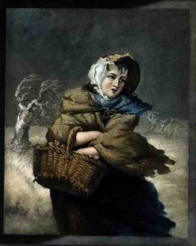 Winter, engraved by the artist, pub. c.1805 by James Ward
