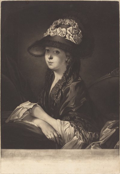 Lucinda, Miss Moore by James Watson after Pierre Etienne Falconet