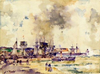 Arbroath Harbour by James Watterston Herald