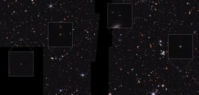 Galaxies in CEERS Field by James Webb Space Telescope (NASA)