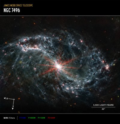 NGC 7496 by James Webb Space Telescope (NASA)