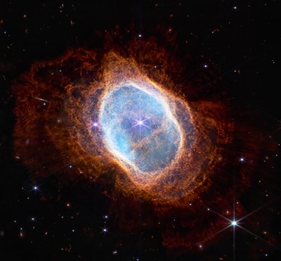 Southern Ring Nebula by James Webb Space Telescope (NASA)