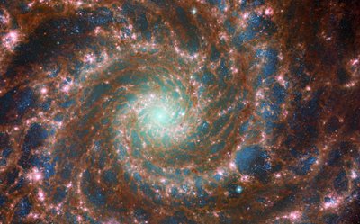 The Phantom Galaxy Across the Spectrum by James Webb Space Telescope (NASA)