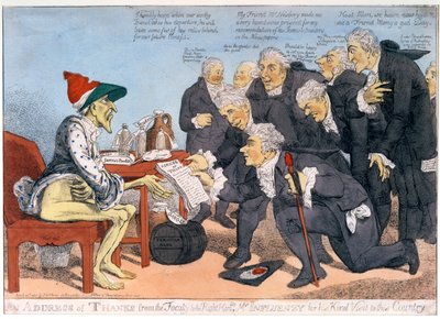 An Address of Thanks from the Faculty to the Right Hon. Mr. Influenzy for His Kind Visit to the Country, 1803 by James West