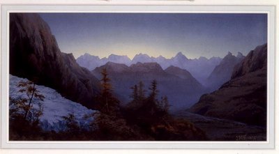 Dawn in the Alps by James Whittet Smith