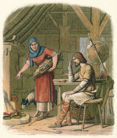 Alfred in the Neatherds Cottage by James William Edmund Doyle