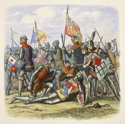 Death of Hotspur, Sir Henry Percy, from A Chronicle of England BC 55 to AD 1485, pub. London, 1863 by James William Edmund Doyle