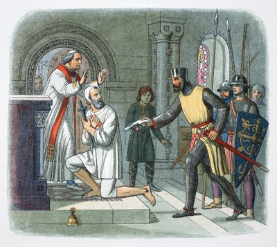Hubert de Burgh Taken from Sanctuary at Boisars, France, 1232, 1864 by James William Edmund Doyle