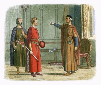 King Edward I threatens the lord marshal by James William Edmund Doyle