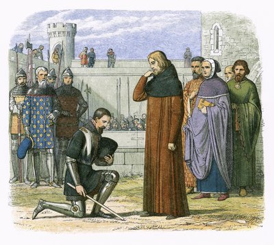 Meeting of Richard II and Henry Bolingbroke at Which Henry Demands the Throne by James William Edmund Doyle