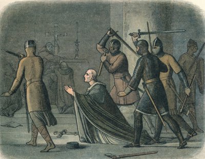 Murder of the Primate, 1170, 1864 by James William Edmund Doyle