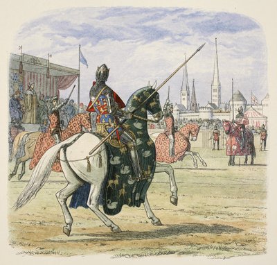 Richard II stops the duel between Hereford and Norfolk by James William Edmund Doyle