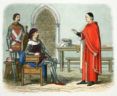 Sir William Gascoigne Refuses to Sentence a Prelate or Peer, 1405, 1864 by James William Edmund Doyle