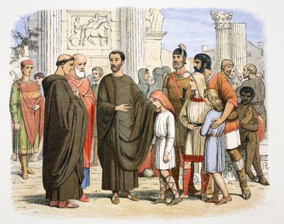 St Gregory the Great and the English Slaves at Rome by James William Edmund Doyle