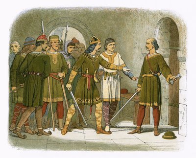 William de Breteuil defends the treasury by James William Edmund Doyle