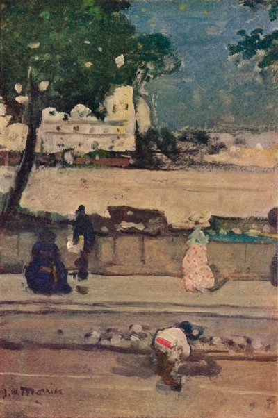 Quai Des Grands Augustins, Paris by James Wilson Morrice
