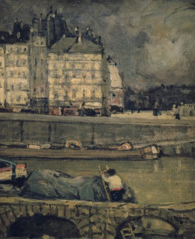 The Edges of the Seine, Paris by James Wilson Morrice