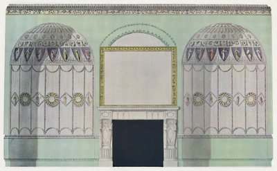 Chimney-Piece Planked by Alcoves, Interior Composition by James Wyatt