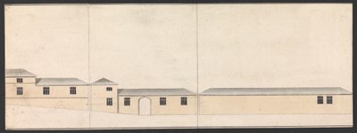 Cobham Hall, Kent: Elevation of Stables by James Wyatt