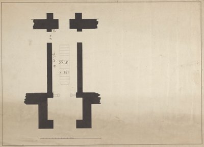 Cobham Hall, Kent: Unidentified Plan for a Passage by James Wyatt