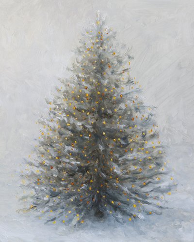 Snowy Christmas Glow by James Zamora