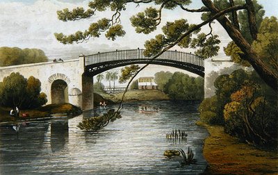 Bridge over the Rio Cobre, Spanish Town, from A Picturesque Tour of the Island of Jamaica, engraved by J. Cartwright by James after Hakewill