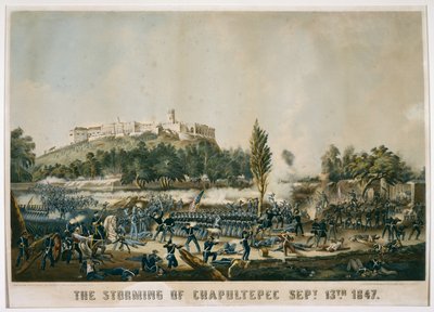 The Storming of Chapultepec Sept. 13th 1847 by James after Walker