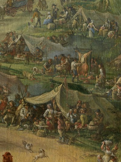 Digging of the Ghent Canal (detail) by Jan Anton Garemyn