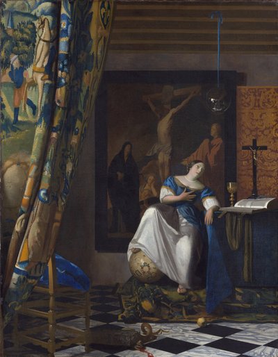 Allegory of Faith by Johannes Vermeer