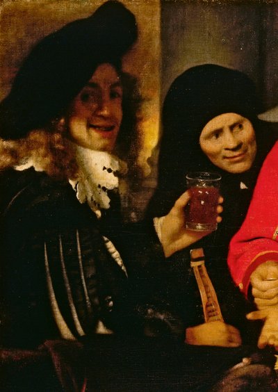 Musician and Procuress (detail) by Jan Vermeer van Delft
