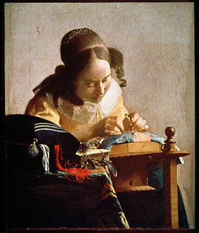 The Lacemaker by Jan (1632 75) Vermeer