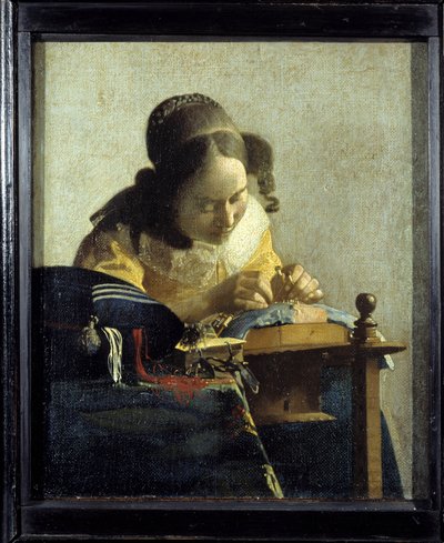 The Lacemaker by Johannes Vermeer
