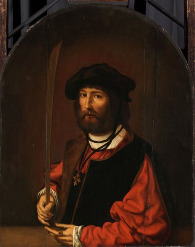Portrait of Ruben Parduyn by Jan (c.1472-c.1533) (after) Gossaert