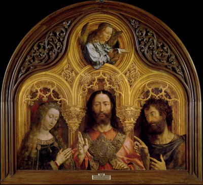 Christ Between the Virgin Mary and Saint John the Baptist by Jan (c.1472 c.1533) Gossaert