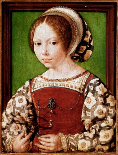 Portrait of a Young Princess, Probably Dorothea of Denmark by Jan (c.1472 c.1533) Gossaert