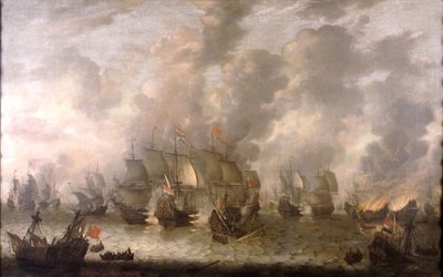 The Battle of Scheveningen, 31 July 1653 by Jan Abrahamsz. Beerstraaten