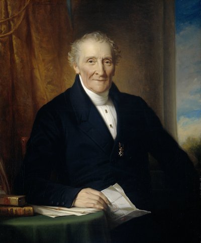 Rodolphe le Chevalier (1777-1865), Amsterdam Merchant and one of three Founders of the Holland Railroad Company by Jan Adam Kruseman