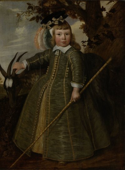 Portrait of a Boy with a Billygoat by Jan Albertsz. Rotius