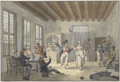Merry Company in an Inn by Jan Anthonie Langendijk Dzn