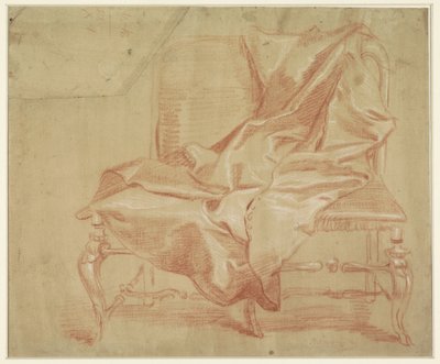 Coat Lying on a Double Armchair by Jan Anton Garemyn