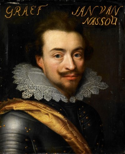 Portrait of Jan the Younger, Count of Nassau-Siegen by Jan Antonisz van Ravesteyn (workshop of)