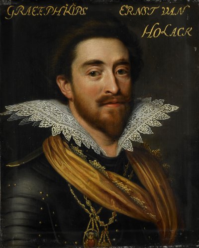 Portrait of Philipp Ernst, Count of Hohenlohe zu Langenburg by Jan Antonisz van Ravesteyn (workshop of)