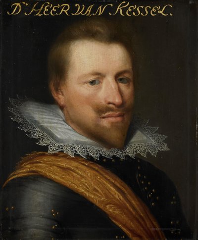 Portrait of Willem Adriaen, Count van Hornes, Lord of Kessel and Westwezel, General of Artillery by Jan Antonisz van Ravesteyn (workshop of)