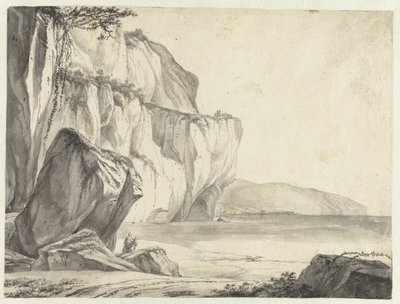 Coastal View with Rocks Rising from the Water by Jan Asselijn (attributed to)