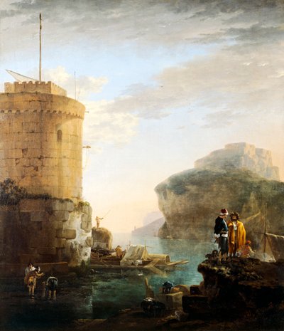 Harbour Scene by Jan Asselijn