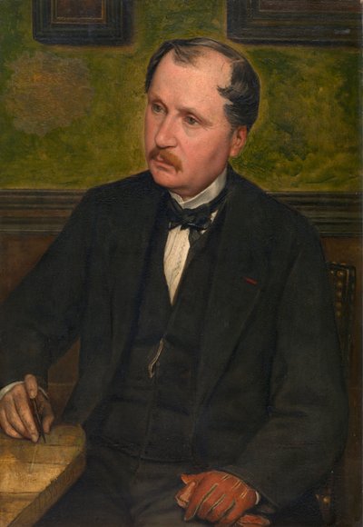 The Architect A. Balat by Jan August Hendrik Baron Leys