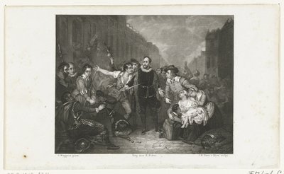 The Self-Sacrifice of Mayor Pieter van der Werff, 1574 by Jan Baptist Tetar van Elven